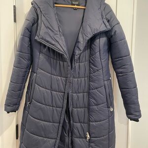 Women's Navy Puffer Coat by Horze